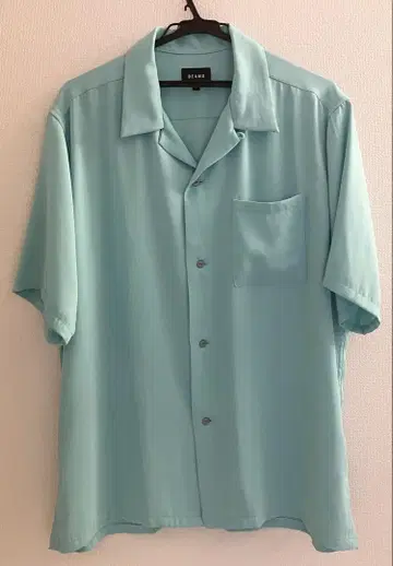 BEAMS 워셔블 오픈 카라 셔츠
