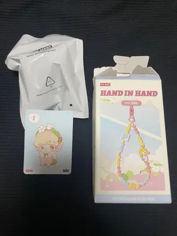 HAND IN HAND 폰 참 popmart DIMOO