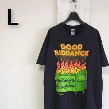구제 의류 GOOD RIDDANCE 밴드 티셔츠 블랙 2020년