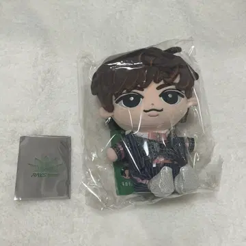 아베 료헤이 스노치루 BIG 봉제 인형 티켓풍 카드 미개봉 새상품