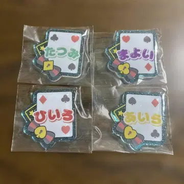 앙스타 이름 아크릴 배지 쁘띠 ALKALOID