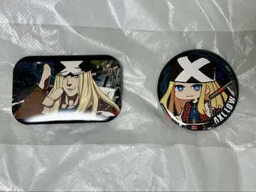 GUILTY GEAR 엑셀=로우 캔뱃지 2개 세트