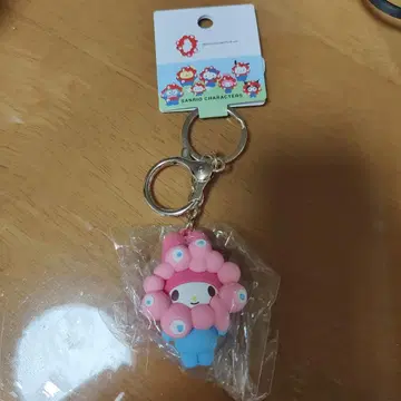 산리오 먘먘 따라하기 입체 마스코트 컬러 키링 마이멜로디