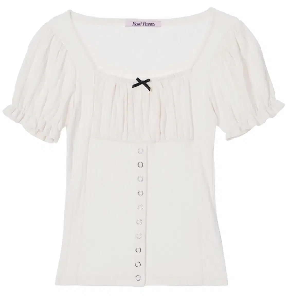Rosefrantz Puff Shirring Ribbon T-shirt Punching Embroidery