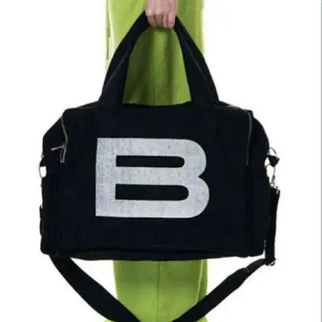 BEEDEN BIG B 로고 백 블랙