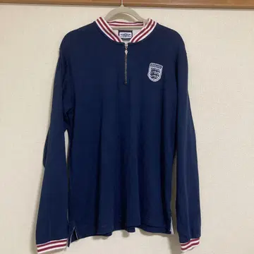 [ UMBRO ] 하프 지퍼 긴팔 티셔츠 잉글랜드 대표