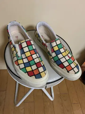 CONVERSE 루빅스 큐브 패턴 슬립온
