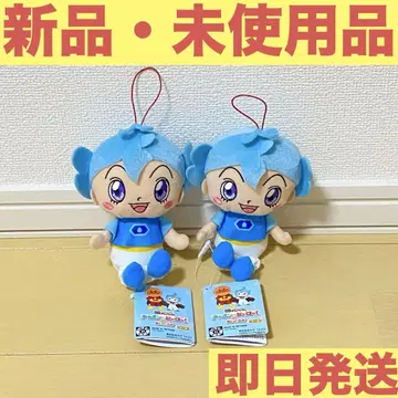 "가자! 호빵맨 차폰의 히어로!" 봉제 인형 차폰 2개 세트