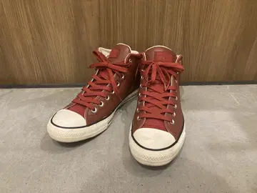 컨버스 레드 하이컷 스니커즈