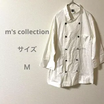 m's collection 화이트 더블 브레스트 자켓