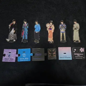 Snow Man 후카사와 타츠야 아크릴 스탠드 6개 세트