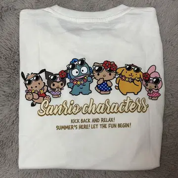 새상품 일광화상 키티 산리오 캐릭터 티셔츠 L 사이즈