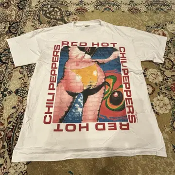 anvil 90s 레드 핫 칠리 페퍼스 티셔츠 밴딩 티 usa
