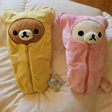 리락쿠마 코리락쿠마 침낭 포함 봉제 인형 세트 택 포함