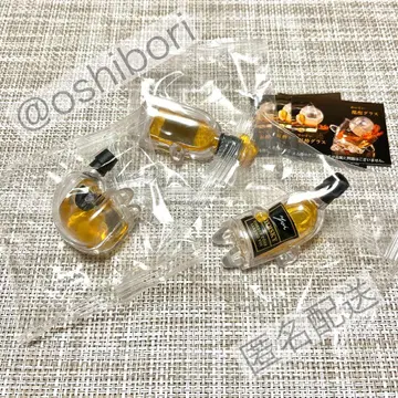 술에 취한 스키 마스코트 피규어 가챠 보틀 3종 세트 익명 배송
