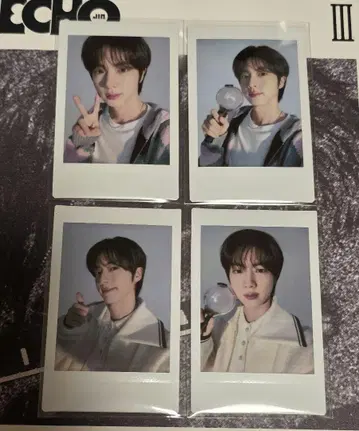 BTS 진 인스턴트 포토 카드