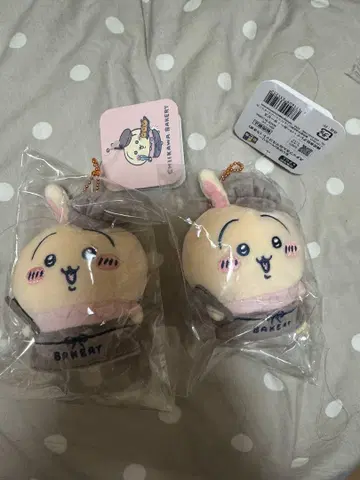 치이카와 베이커리 스태프 마스코트 토끼 2개