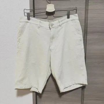 유나이티드 애로우즈 하프 팬츠 숏 팬츠 린넨 라이크 생성