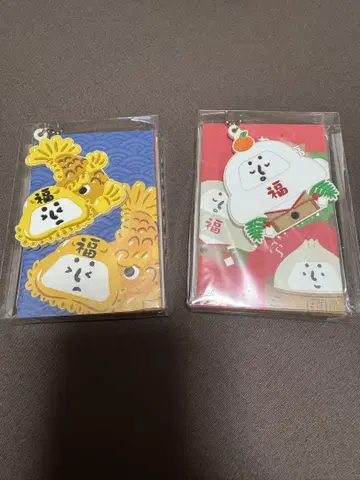 후쿠야마 마사히로 굿즈 마샤 달마 참 & 포치 봉투 세트