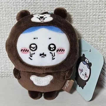 치이카와 말레이곰을 뒤집어쓴 하치와레 마스코트