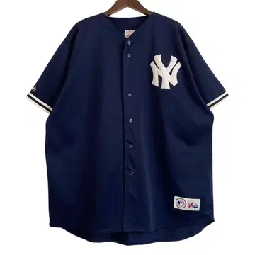 majestic 뉴욕 양키스 MLB 베이스볼 셔츠 해외 구제 의류
