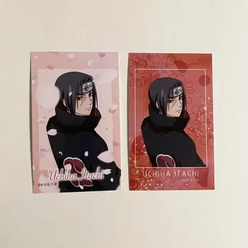 우치하 이타치 NARUTO 마에다 커피 미니 브로마이드 컬렉션 벚꽃 카페