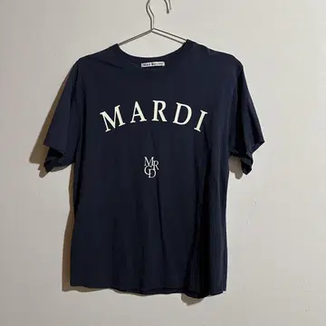 Mardi Mercredi MARDI 로고 T셔츠 네이비