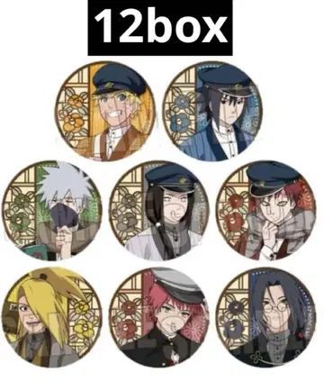 NARUTO 돌풍전 트레이딩 캔뱃지 서생풍 ver. 12box