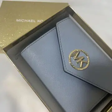 MICHAEL KORS 3단 폴더형 지갑 라이트블루