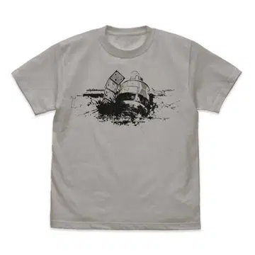 STEINS;GATE 타임머신 Clash 티셔츠 LIGHT GRAY-L