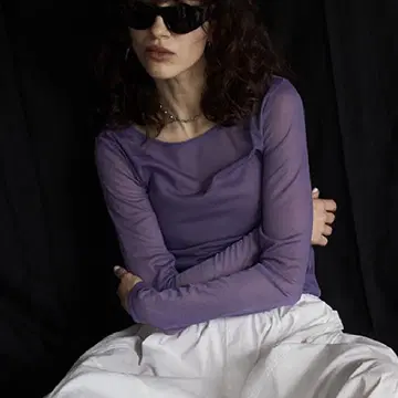 JOSE MOON SHEER CUT-SAW 시어 미사용 새상품 택 포함