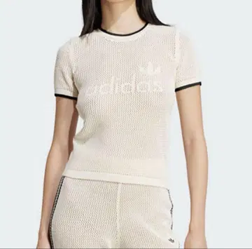adidas 아디다스 오리지널 프리미엄 크로셰 반팔 티셔츠
