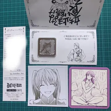 D.Gray-man 코스터 영수증 브로마이드 예약 특전 리나리
