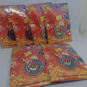 포켓몬 센터 히로시마 한정판 로고 핀즈 6개