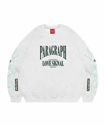 PARAGRAPH LOVE SIGNAL 트레이닝복 L 그레이