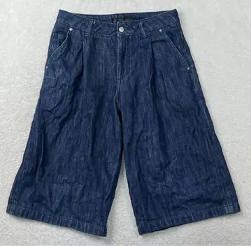 archive ZARA trf TRAFALUC 와이드 하프 데님 죠츠