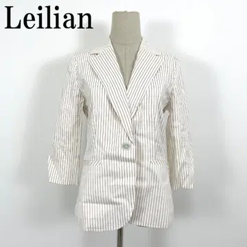 LA5965 레리안 스트라이프 테일러드 자켓 아이보리계 11