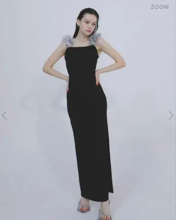 멜트 더 레이디 샤톤 롱 드레스