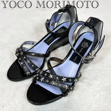 YOCO MORIMOTO 백 스트랩 샌들 힐 스터드