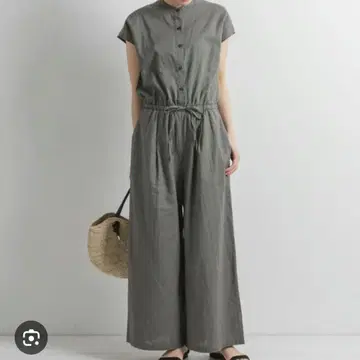 어반 리서치 프렌치 쓰리 린넨 혼방 올인원