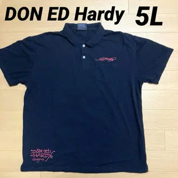 DONEDHARDY 돈에드하디 남성용 5L 사이즈 블랙 피케 셔츠