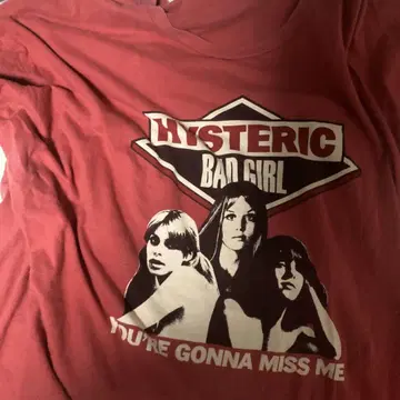 HYSTERIC BAD GIRL 티셔츠 레드