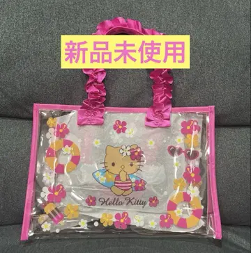 산리오 복권 일광화상 키티 클리어 토트백
