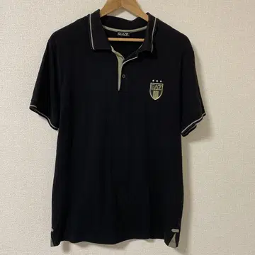 엠포리오 아르마니 EA7 블랙 피케 셔츠 2XL