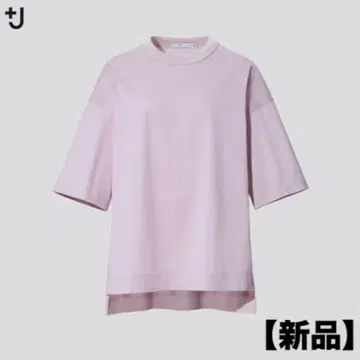 새상품 레어 유니클로 +J 수피마 코튼 오버 사이즈 T 반소매 XL
