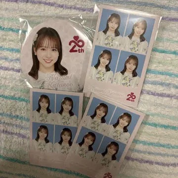 쿠라노오 나루미 님 굿즈 캔뱃지 AKB48 스크래치 복권