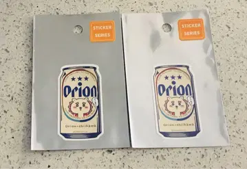 오리온 맥주 치이카와 콜라보 스티커 맥주캔 시사 스마트폰