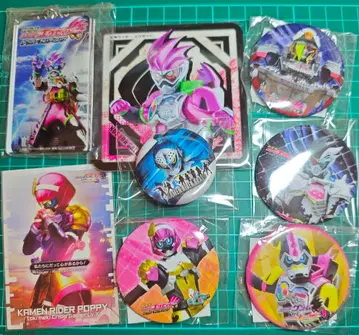 가면라이더 이그제이드 캔뱃지 코스터 아크릴 키링 세트