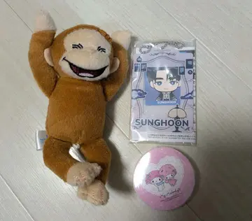Curious George 봉제 인형 세트