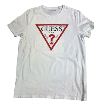 GUESS 화이트 티셔츠 XS
